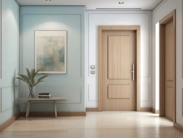 Cửa chính là ranh giới kết nối ngôi nhà với thế giới bên ngoài